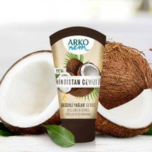 Load image into Gallery viewer, Arko Nem Değerli Yağlar Hindistan Cevizi Nemlendirici Krem 3x60ml