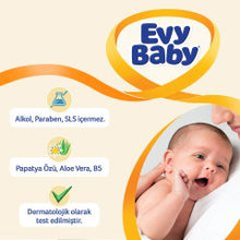 Load image into Gallery viewer, Evy Baby Islak Havlu Soft 3&#39;lü Islak Havlu 168 Yaprak